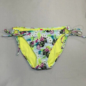 Victoria’s Secret Side Tie Mix & Match Tropical Floral Bikini Swim Bottom Medium